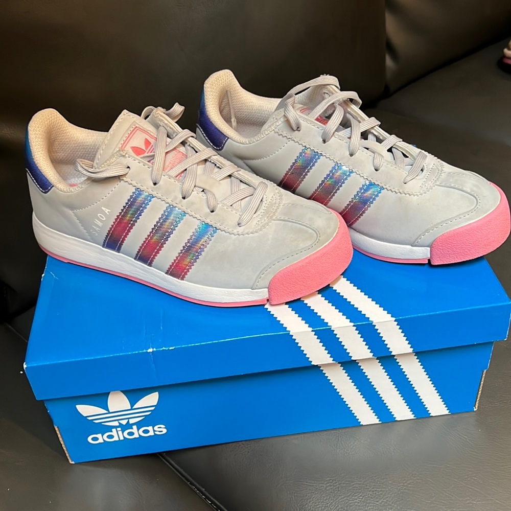 Girl Adidas sneakers